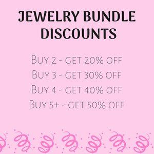 Jewelry bundle discounts!